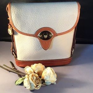 DOONEY ECRU LEATHER SHOULDER BAG